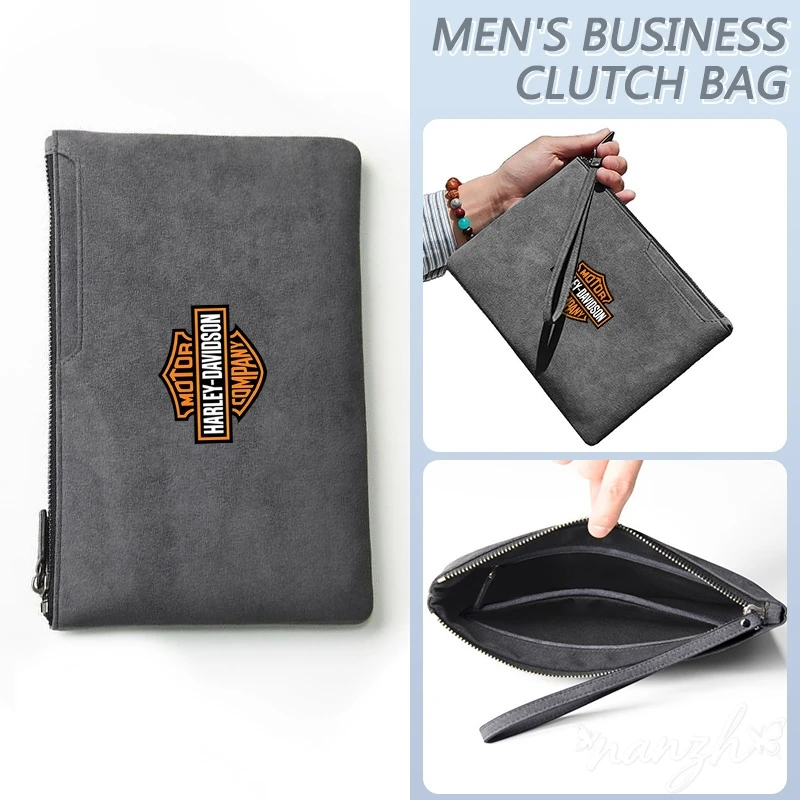 Men's Mobile Phone Bag Business Envelope Lightweight Fashionable Hand-held Casual Bags For Harley Davidson Auto Accessories
Men's Mobile Phone Bag Business Envelope Lightweight Fashionable Hand-held Casual Bags For Harley Davidson Auto Accessories