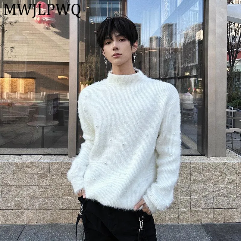 MWJLPWQ American Elegant Trendy Sweater Men's 2026 New Version Decorate Design White Versatile Warm Knitwear Spring Winter 13459
MWJLPWQ American Elegant Trendy Sweater Men's 2026 New Version Decorate Design White Versatile Warm Knitwear Spring Winter 13459