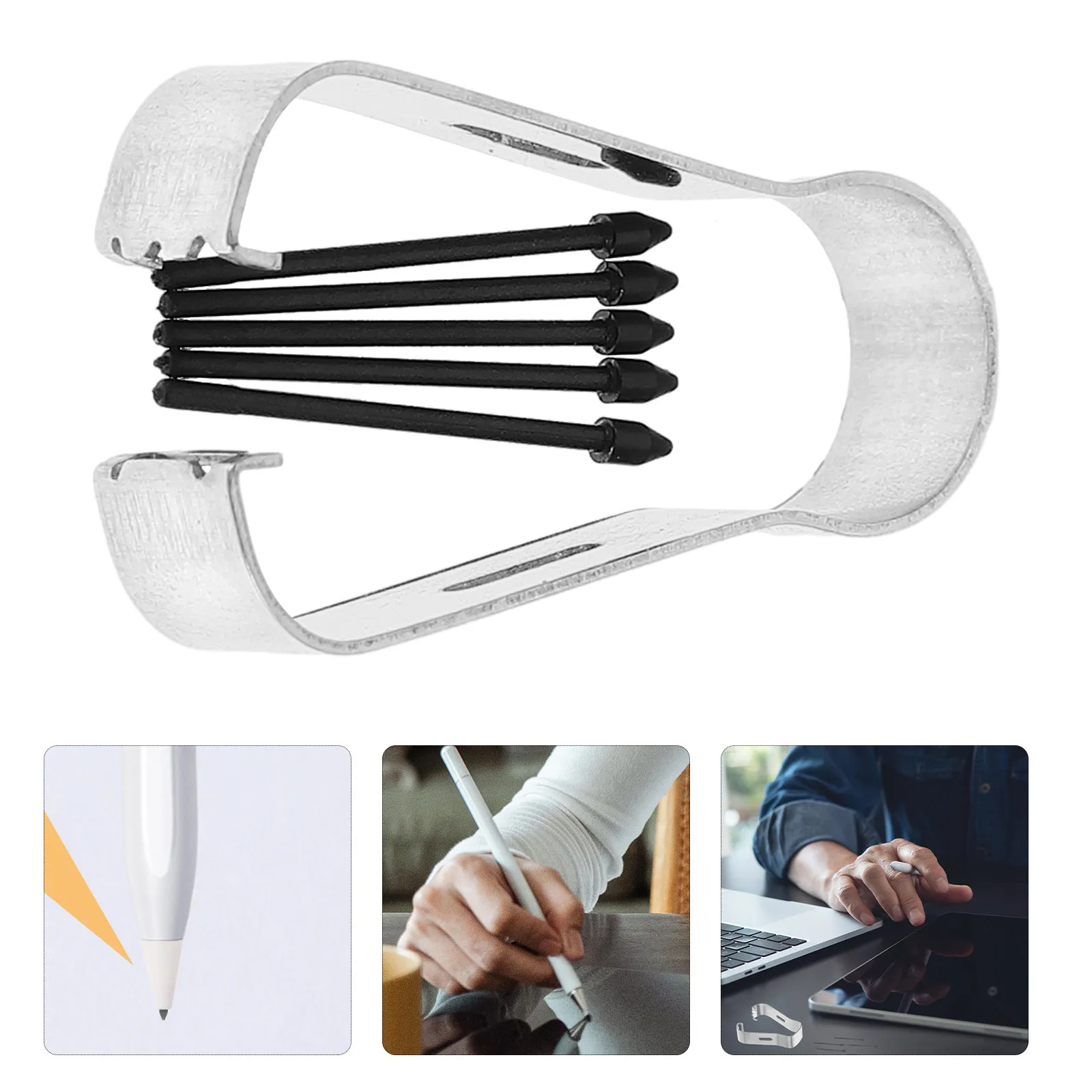 1Set Replaceable ABS Stylus Tips Conductive Capacitive Touchscreen Pen Nibs for Writing No Smudges No Noise Screen Protection
1Set Replaceable ABS Stylus Tips Conductive Capacitive Touchscreen Pen Nibs for Writing No Smudges No Noise Screen Protection