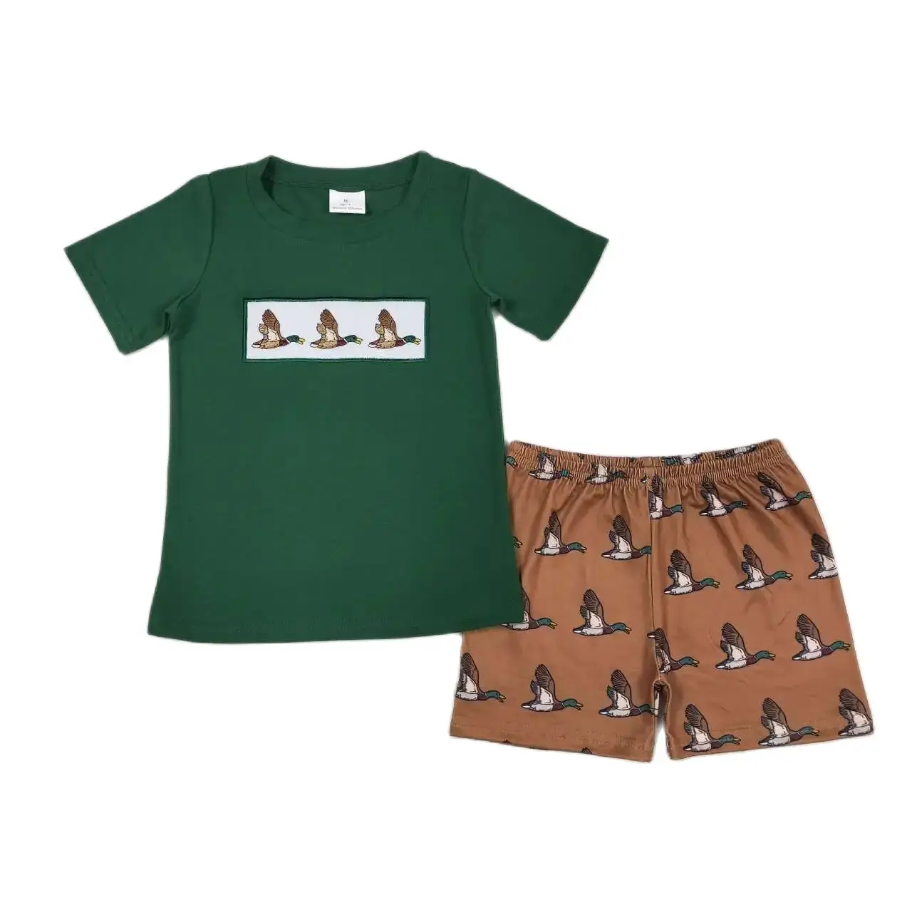 Wholesale Baby Boy Summer Short Sleeves Cotton Set Children Embroidery Duck Shirt Infant Toddler Plaid Shorts Kids Outfit
Wholesale Baby Boy Summer Short Sleeves Cotton Set Children Embroidery Duck Shirt Infant Toddler Plaid Shorts Kids Outfit