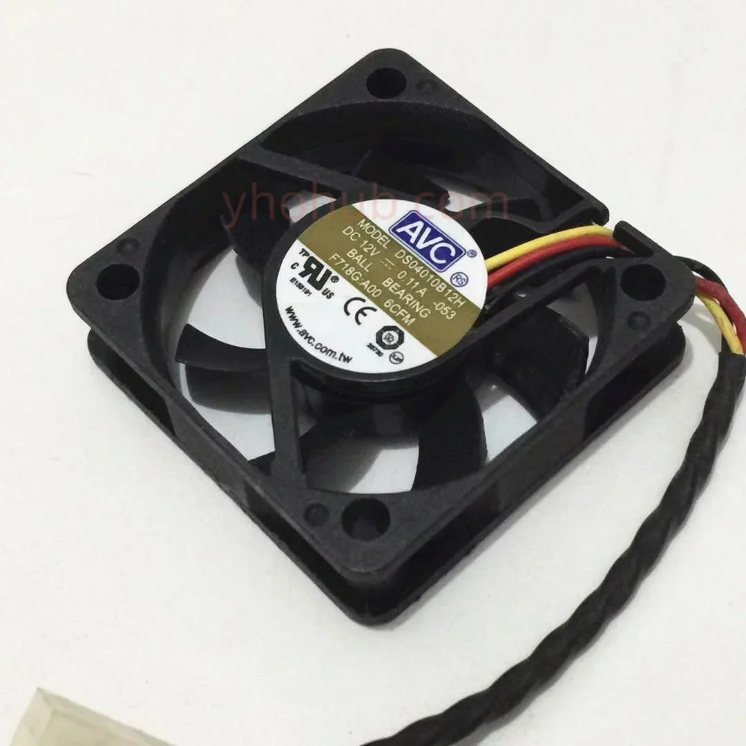 AVC DS04010B12H 053 DC 12V 0.11A 3-wire 40X40X10mm Server Cooling Fan
AVC DS04010B12H 053 DC 12V 0.11A 3-wire 40X40X10mm Server Cooling Fan