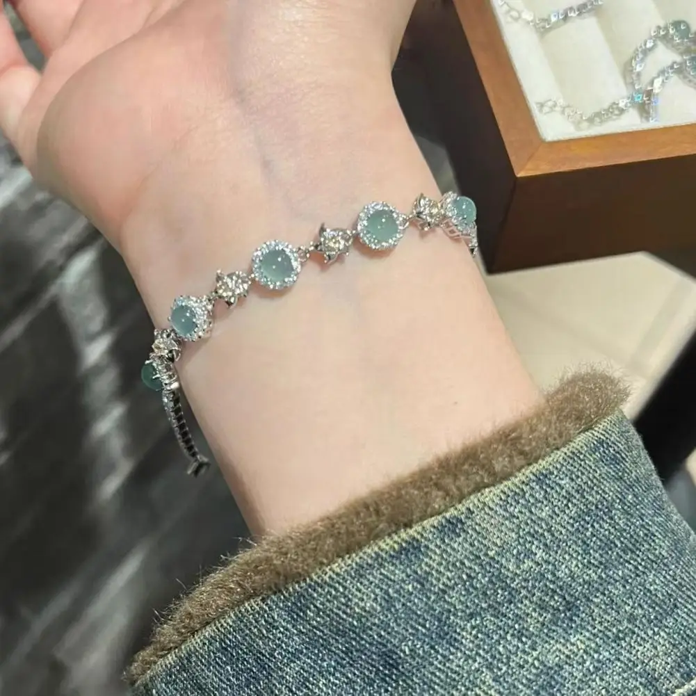 Women Bracelet Blue Cubic Zirconia Bracelet Adjustable with Extended Length Starfish Alloy Round Bead Jewelry for Party Daily
Women Bracelet Blue Cubic Zirconia Bracelet Adjustable with Extended Length Starfish Alloy Round Bead Jewelry for Party Daily