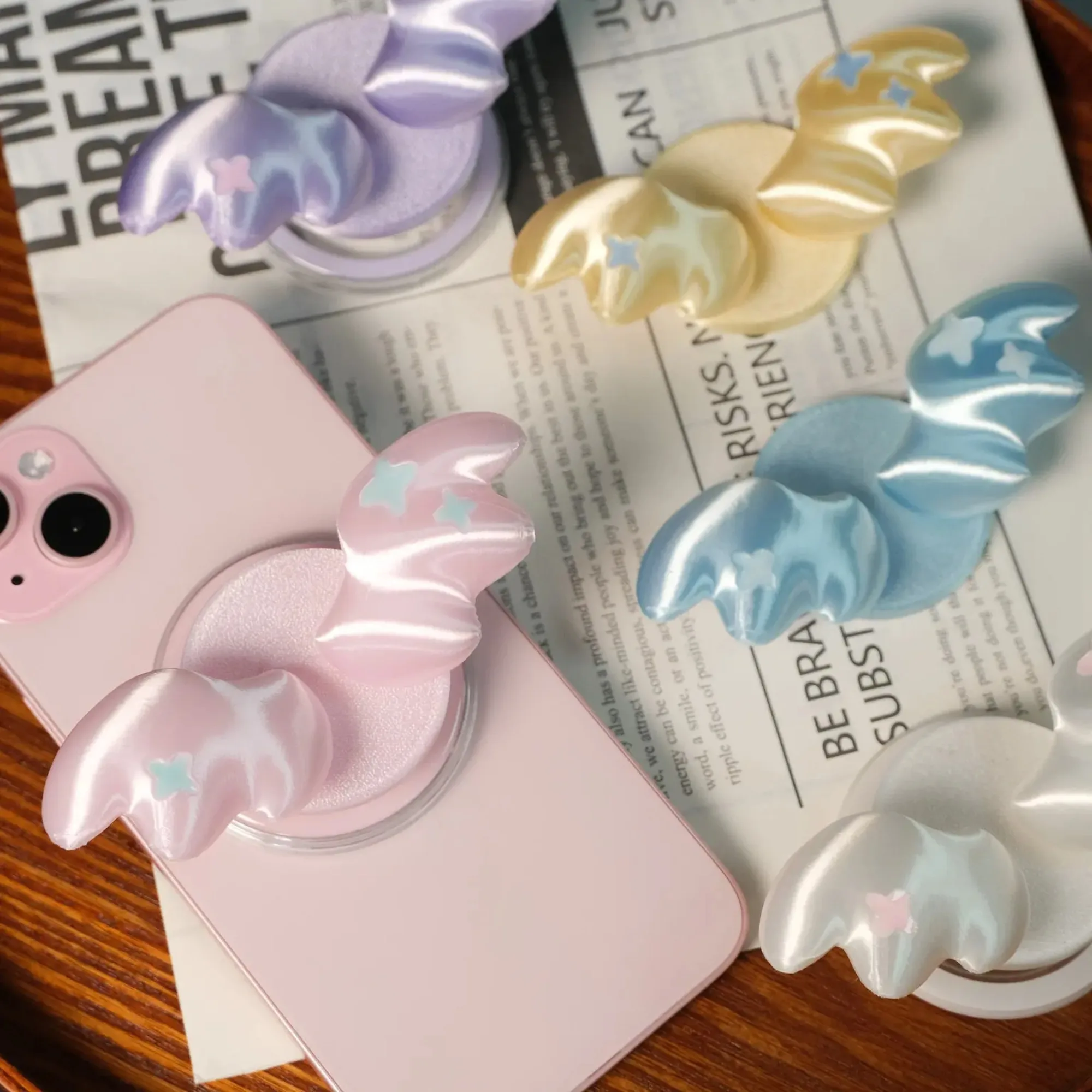 Custom Wing Mobile Phone Stand Cute Magnetic Bracket Phone Decoration Universal 3D Printing Creative Holder for iPhone 17 Gift
Custom Wing Mobile Phone Stand Cute Magnetic Bracket Phone Decoration Universal 3D Printing Creative Holder for iPhone 17 Gift