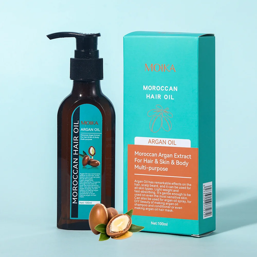 Moroccan hair care essential oil repairs and strengthens hair, prevents frizz and makes hair smooth
Moroccan hair care essential oil repairs and strengthens hair, prevents frizz and makes hair smooth