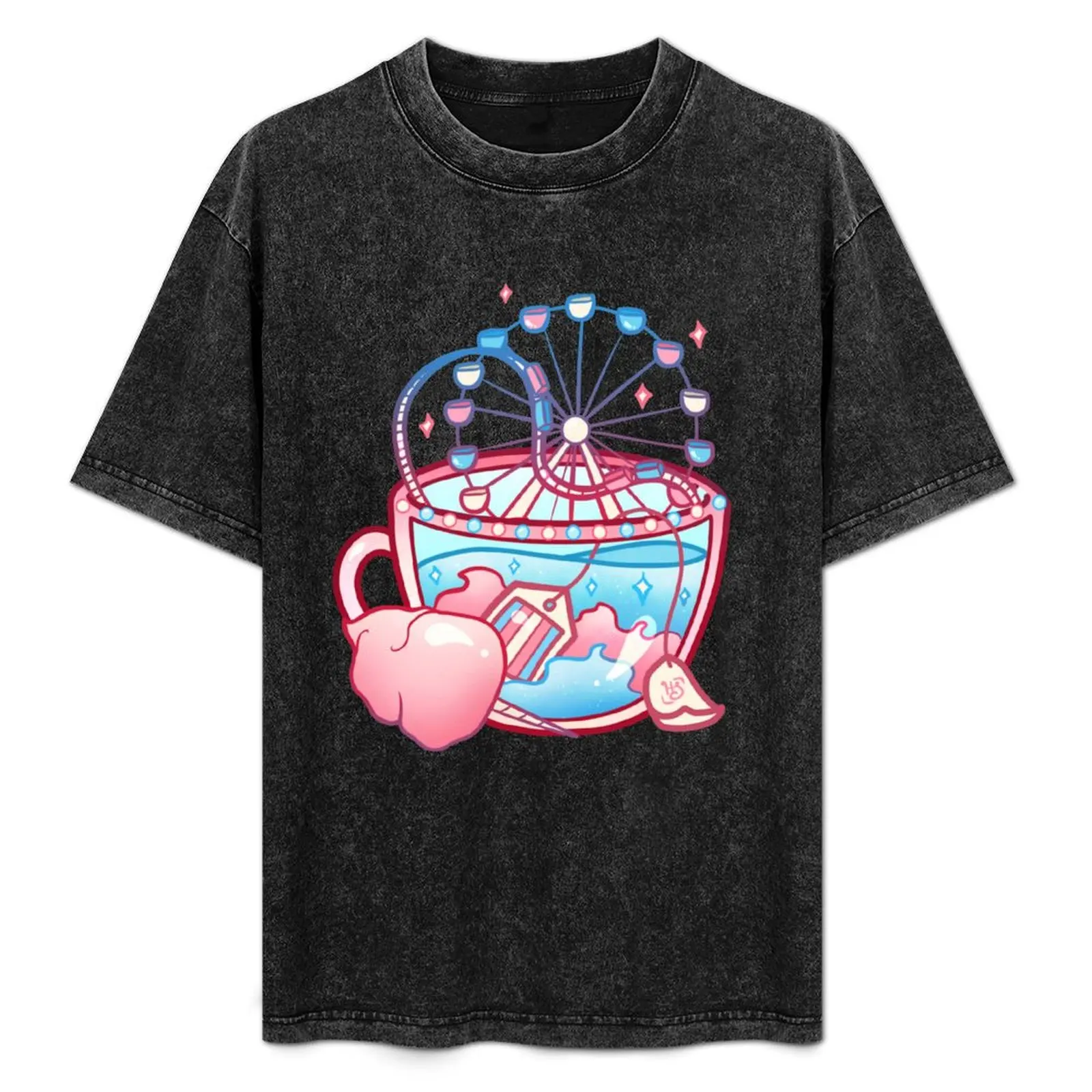 Pride Flag Teacup - Cotton Candy Transgender T-Shirt Simple Casual Short Sleeve Cotton T-Shirt
Pride Flag Teacup - Cotton Candy Transgender T-Shirt Simple Casual Short Sleeve Cotton T-Shirt