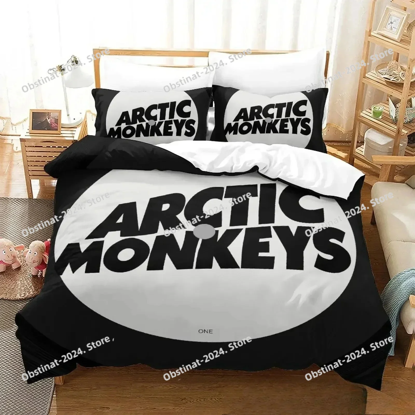 3D Arctic Monkeys Music Band Bedding Set Printed Bed Set Duvet Cover Sheet Pillowcase Bed Soft Quilt Cover Full Queen King Size
3D Arctic Monkeys Music Band Bedding Set Printed Bed Set Duvet Cover Sheet Pillowcase Bed Soft Quilt Cover Full Queen King Size