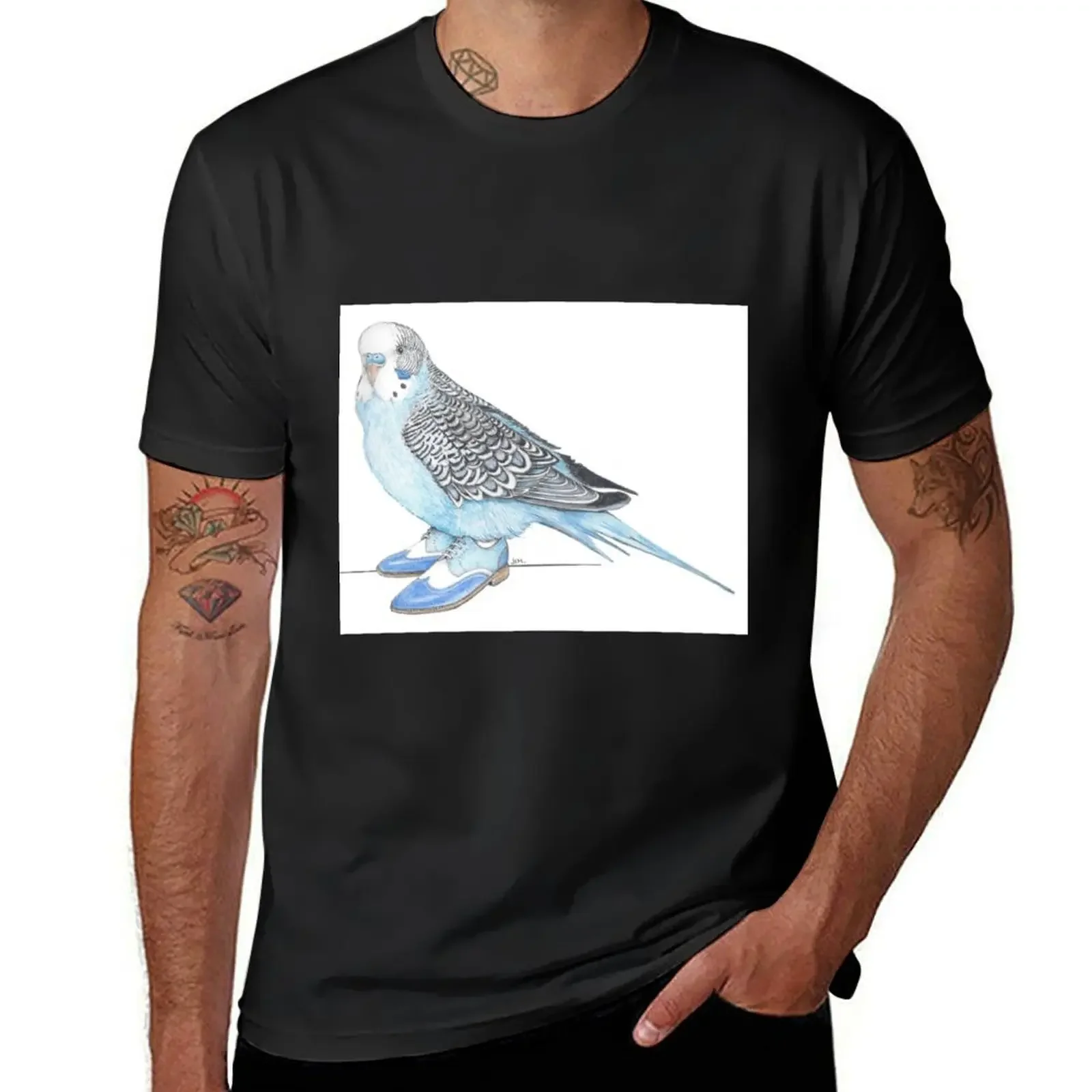 Budgie in Blue 2-toned wingtips T-Shirt heavyweights shirts graphic tee luxury t-shirt blue archive t shirts for men cotton
Budgie in Blue 2-toned wingtips T-Shirt heavyweights shirts graphic tee luxury t-shirt blue archive t shirts for men cotton