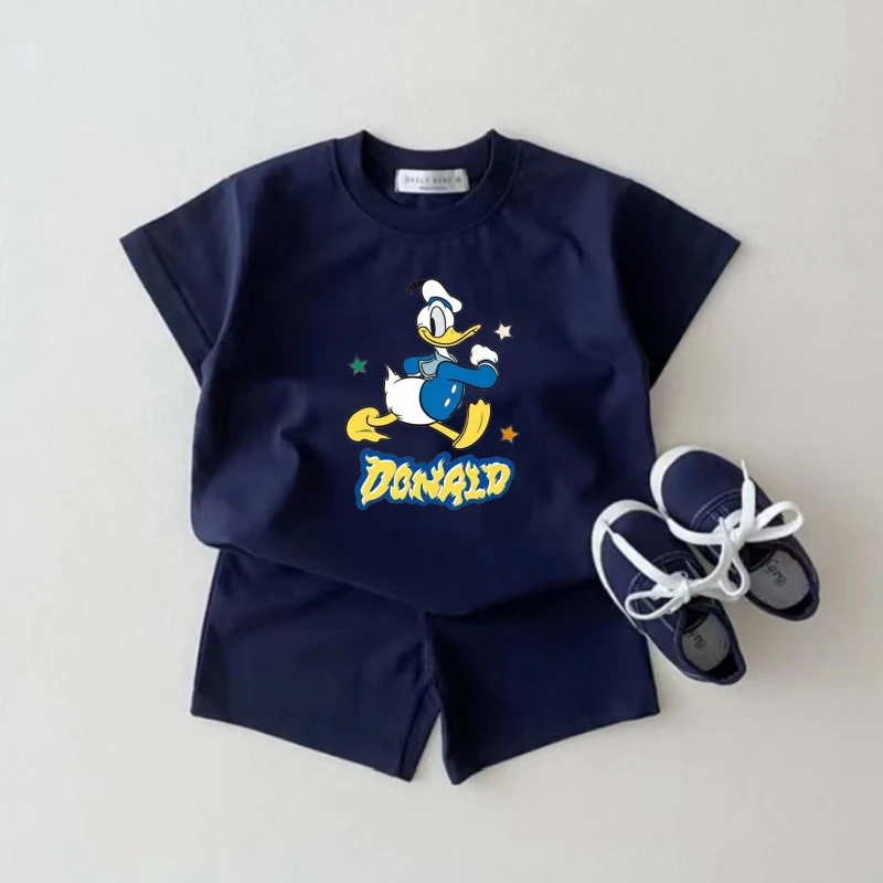Disney Summer Baby Boy Clothes Set Kid Girls Mickey Minnie T-shirts and Shorts Suit Children Solid Cotton Short Sleeve Outfits
Disney Summer Baby Boy Clothes Set Kid Girls Mickey Minnie T-shirts and Shorts Suit Children Solid Cotton Short Sleeve Outfits