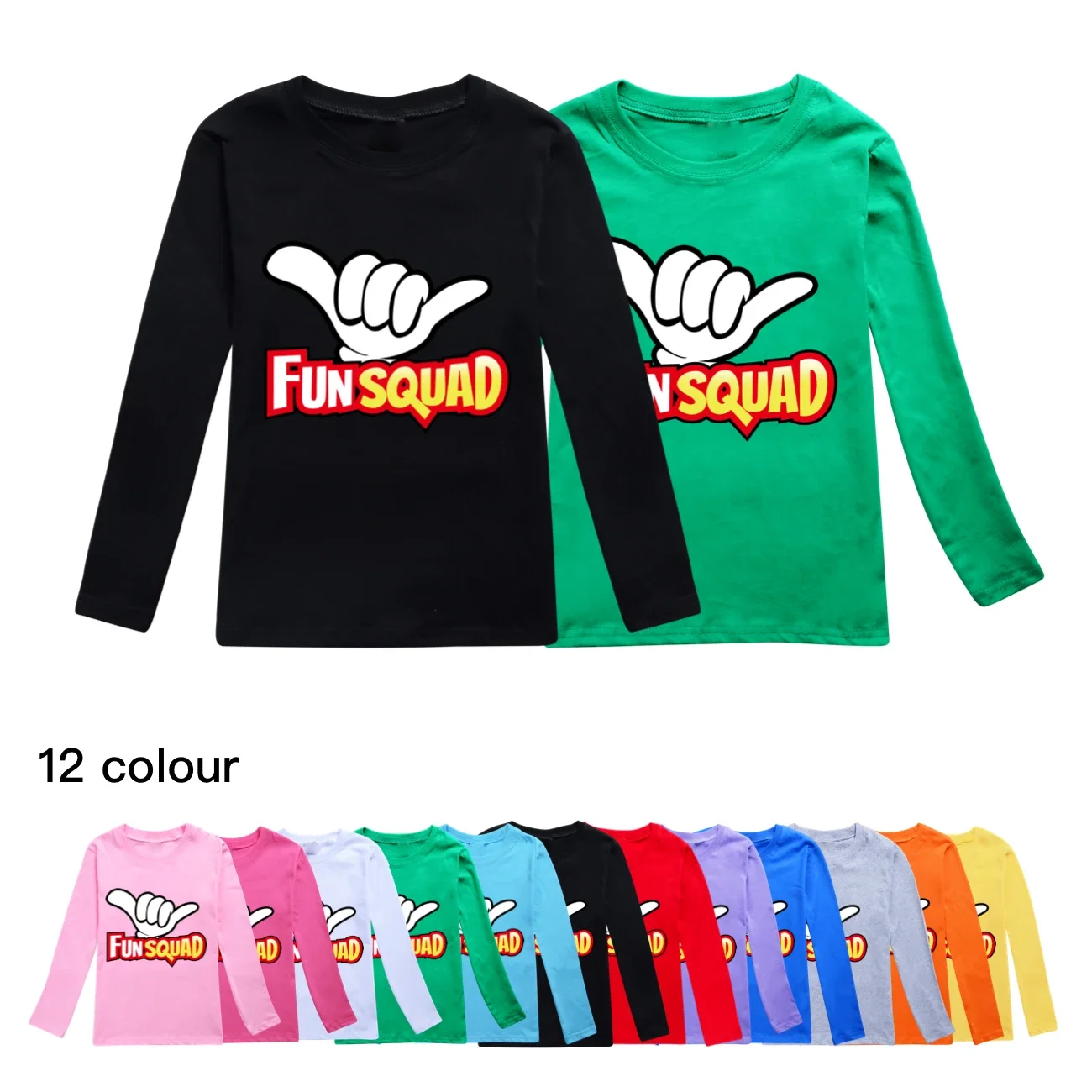 2024 Spring New Long Sleeve T-shirt Fun Squad Gaming Kids Girl Base Shirt Crewneck Pullover Tops Children's Clothes Blouse
2024 Spring New Long Sleeve T-shirt Fun Squad Gaming Kids Girl Base Shirt Crewneck Pullover Tops Children's Clothes Blouse