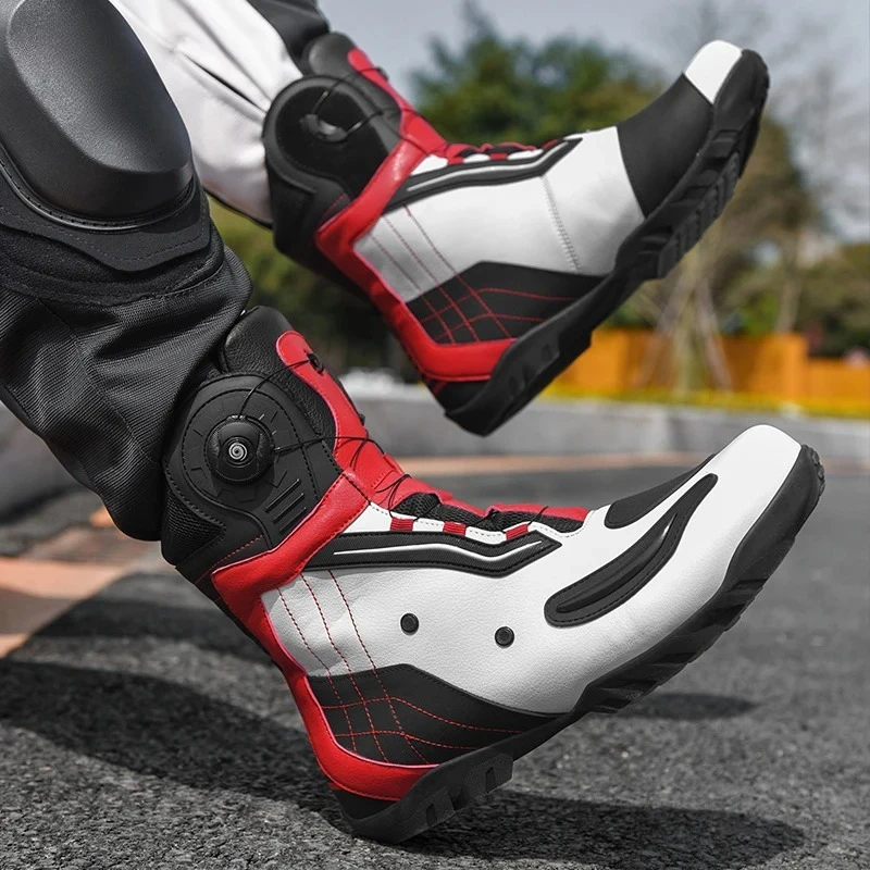 Retro Leather Waterproof Motorcycle Boots Wear Resistant Sports Riding Shoes Practical Gear for Bike and Motorcycle Daily Use
Retro Leather Waterproof Motorcycle Boots Wear Resistant Sports Riding Shoes Practical Gear for Bike and Motorcycle Daily Use