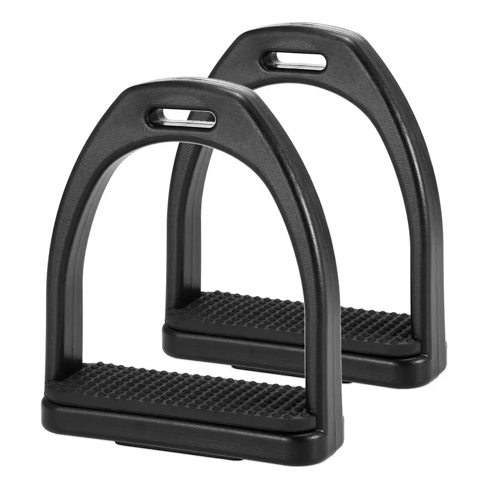 1Pair POM Western Horse Stirrups Engineering Plastics Black Nonslip Saddle S/L with Non-Slip Rubber Pad Equestrian Equipment
1Pair POM Western Horse Stirrups Engineering Plastics Black Nonslip Saddle S/L with Non-Slip Rubber Pad Equestrian Equipment