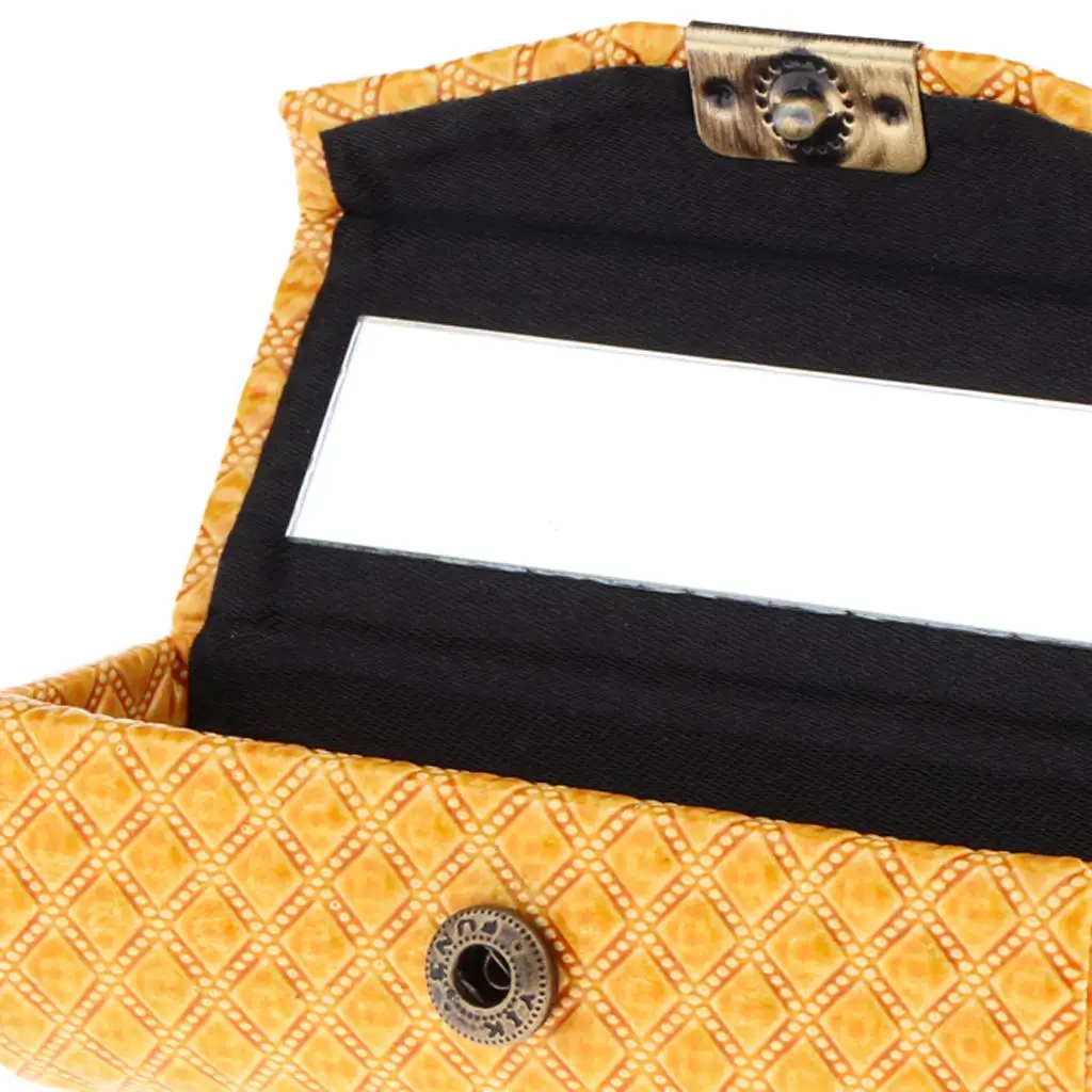 Lipstick Case Holder Antique Finish Flocking Lining Leather Makeup Bag with Mirror for Handbag Organizer
Lipstick Case Holder Antique Finish Flocking Lining Leather Makeup Bag with Mirror for Handbag Organizer