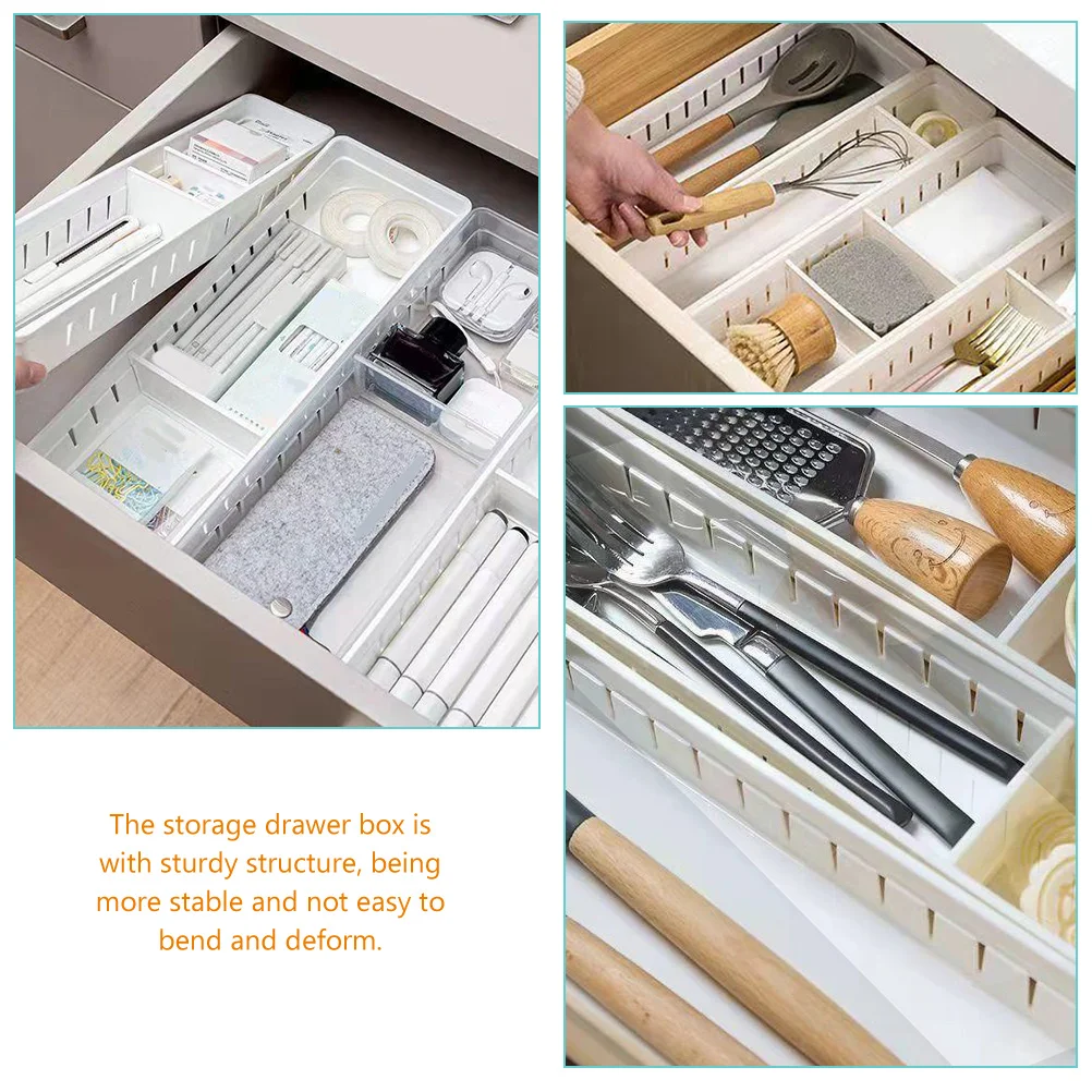 2Pcs Storage Boxes Safe PP Material Kitchen Bedroom Closet Drawer Utensil ganizer Trays Adjustable Dividers Long Service Time
2Pcs Storage Boxes Safe PP Material Kitchen Bedroom Closet Drawer Utensil ganizer Trays Adjustable Dividers Long Service Time