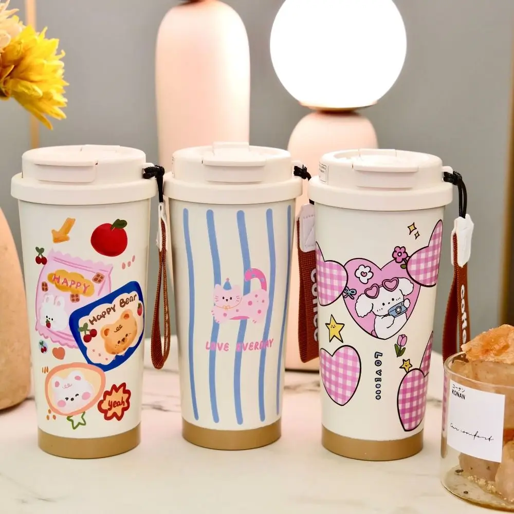 Portable 550ml Insulated Tumblers Stainless Steel Creative Thermal Mug Large Capacity with Straw Thermos Bottle Home
Portable 550ml Insulated Tumblers Stainless Steel Creative Thermal Mug Large Capacity with Straw Thermos Bottle Home