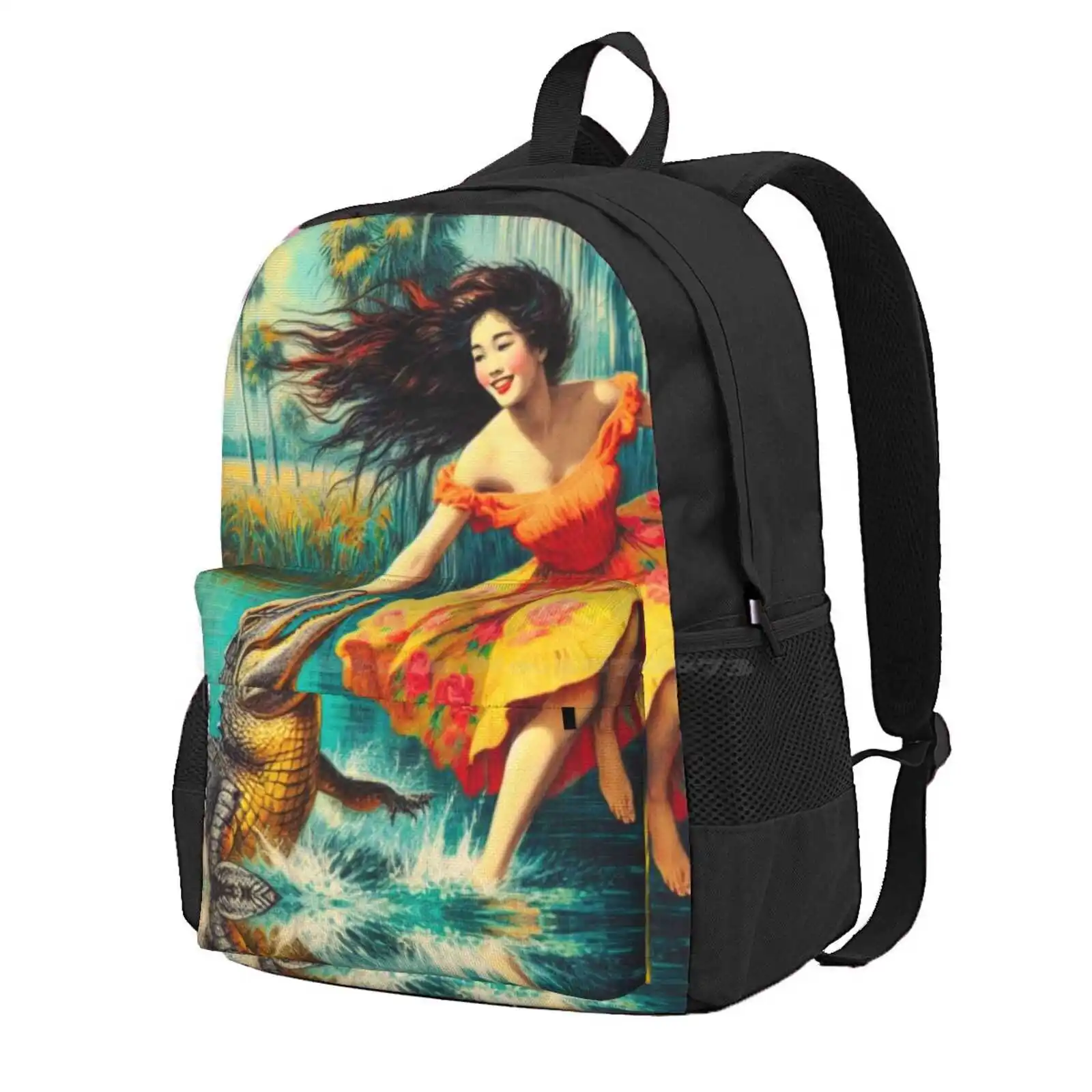 Florida Wild Ones Number 29 Hot Sale Schoolbag Backpack Fashion Bags Florida Alligator Woman Brunette Mid Century Modern Retro
Florida Wild Ones Number 29 Hot Sale Schoolbag Backpack Fashion Bags Florida Alligator Woman Brunette Mid Century Modern Retro