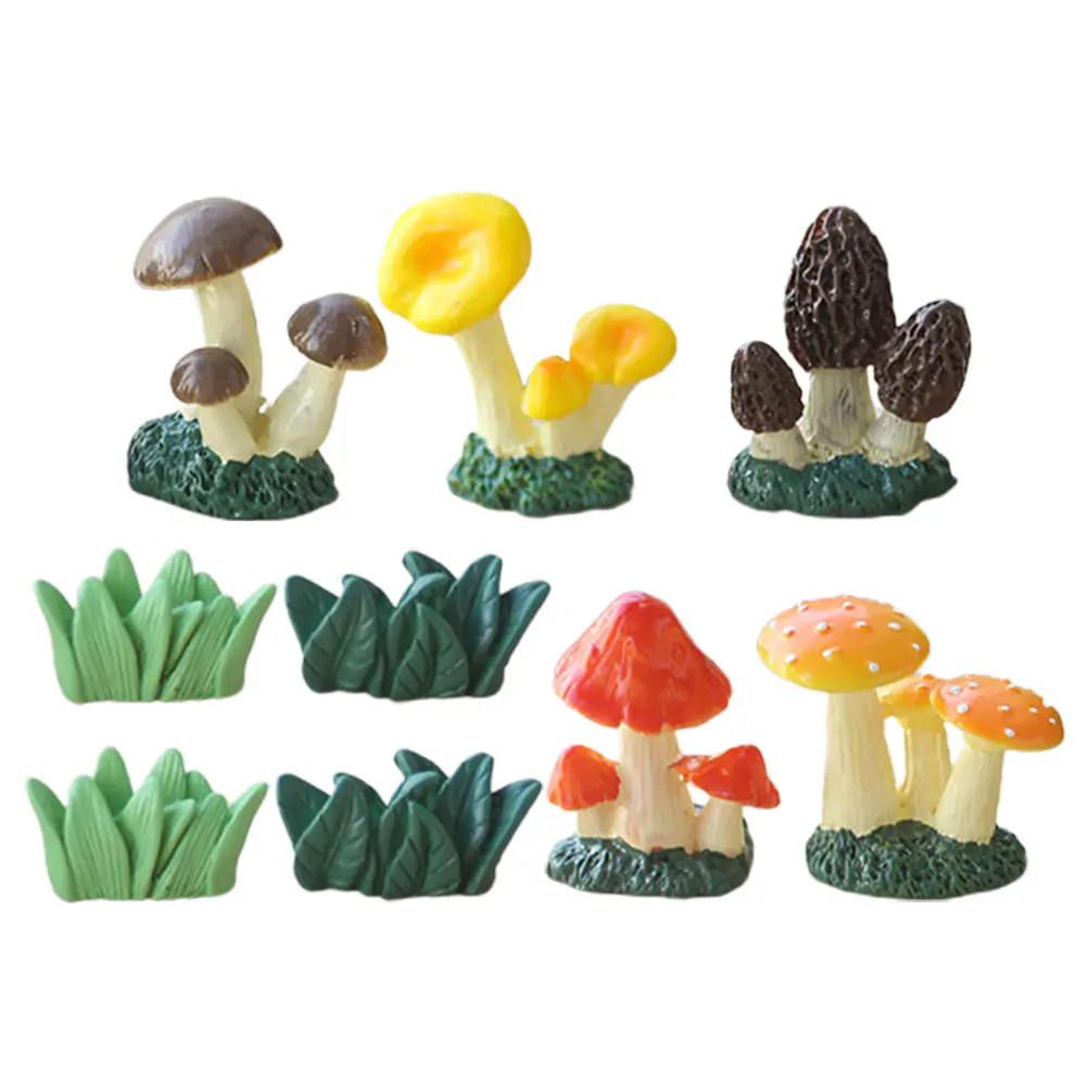 9 Pieces Mushroom Grass Decoration Miniature L Adornment Garden Micro L Decoration Dress up Practical Use
9 Pieces Mushroom Grass Decoration Miniature L Adornment Garden Micro L Decoration Dress up Practical Use