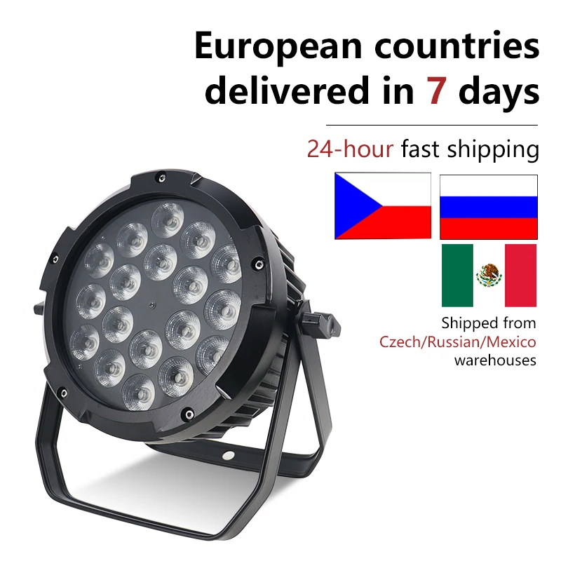 DMX IP65 Aluminum Waterproof Led Par Light 18x18W RGBWAUV 6in1 DMX512 Control Professional Stage DJ Equipment Disco Outdoor Wash
DMX IP65 Aluminum Waterproof Led Par Light 18x18W RGBWAUV 6in1 DMX512 Control Professional Stage DJ Equipment Disco Outdoor Wash