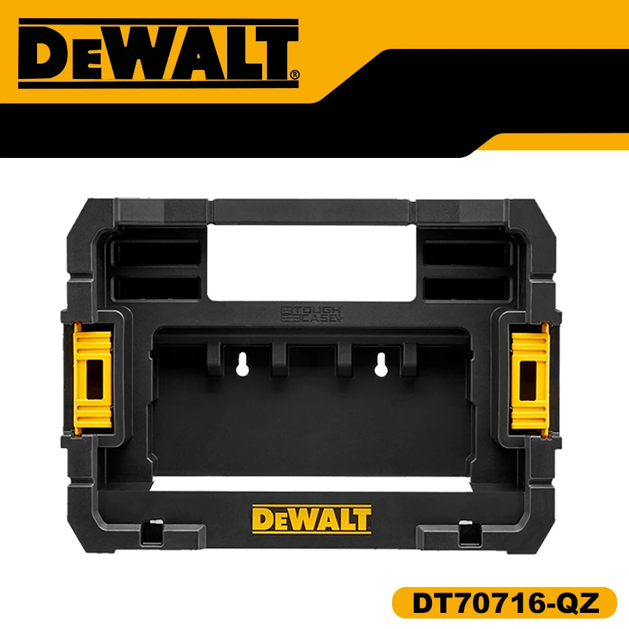 DEWALT BOX COMPATIBLE WITH TSTAK SYSTEM Caddy Case Connectable INTEGRATED TRANSPORT HANDLE Black/Yellow Tool Box DT70716
DEWALT BOX COMPATIBLE WITH TSTAK SYSTEM Caddy Case Connectable INTEGRATED TRANSPORT HANDLE Black/Yellow Tool Box DT70716