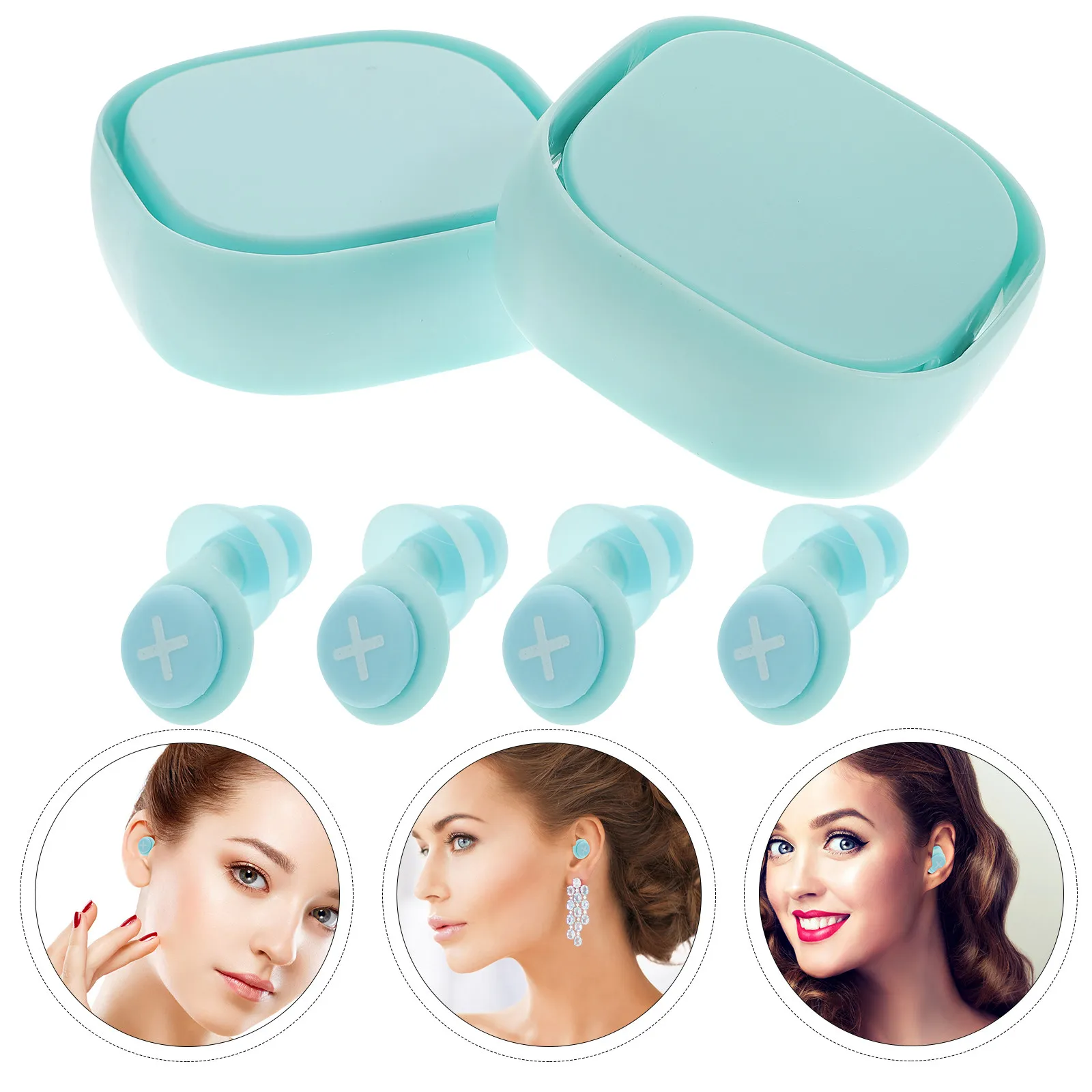 2Sets Lightweight Invisible Silicone Earplugs for Sleep Noise Protection Students Working Reading Construction Soundproof
2Sets Lightweight Invisible Silicone Earplugs for Sleep Noise Protection Students Working Reading Construction Soundproof