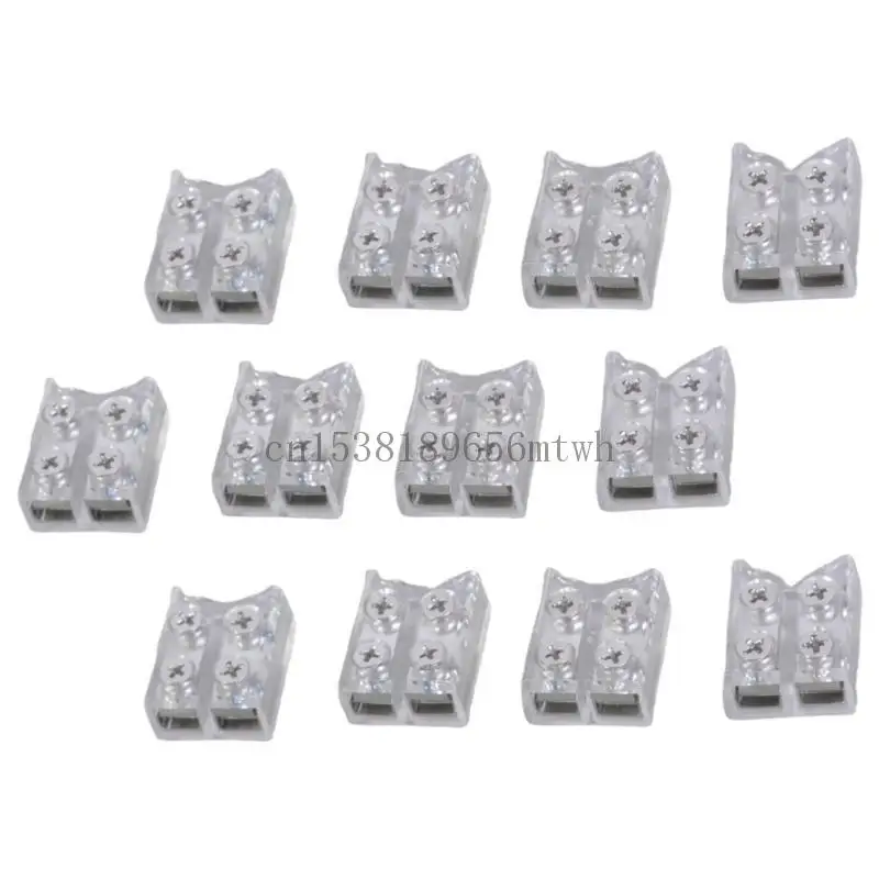 12Pcs LED Tape Light Connector Tighten Screw Strips to Wire Connectors B03D
12Pcs LED Tape Light Connector Tighten Screw Strips to Wire Connectors B03D