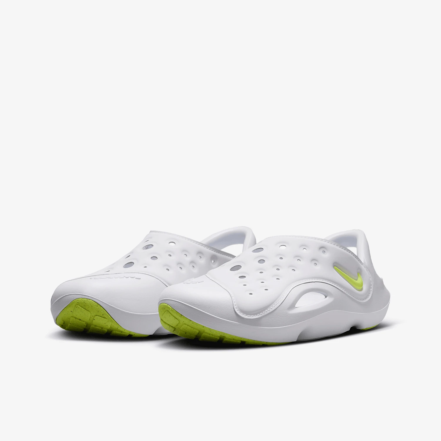 Оригинальные дышащие ажурные сандалии Nike для девочек Aquaswoosh GS FV6363-100 
Оригинальные дышащие ажурные сандалии Nike для девочек Aquaswoosh GS FV6363-100