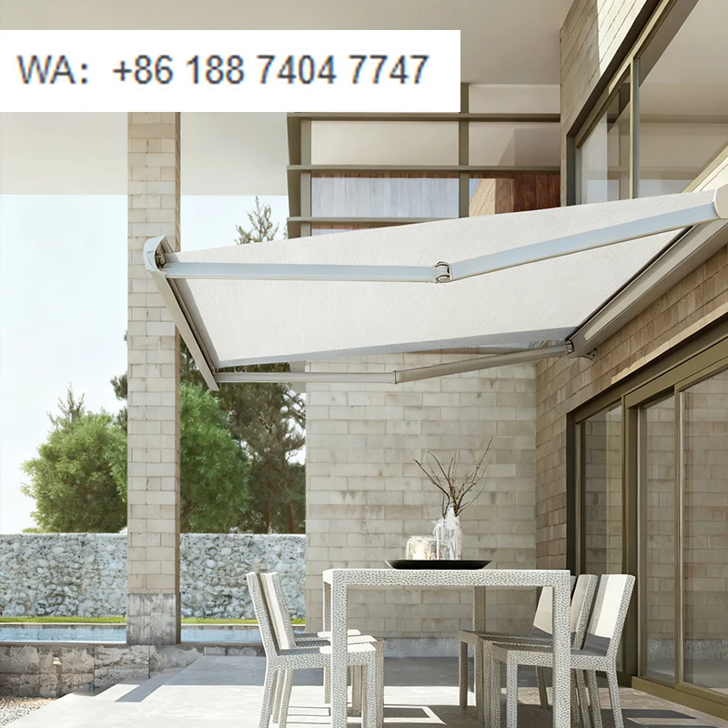 Роскошный выдвижной маркизный навес с LED-подсветкой и моторизованным управлением, сверхпрочная рама из алюминиевого сплава для балконов и террас
Роскошный выдвижной маркизный навес с LED-подсветкой и моторизованным управлением, сверхпрочная рама из алюминиевого сплава для балконов и террас