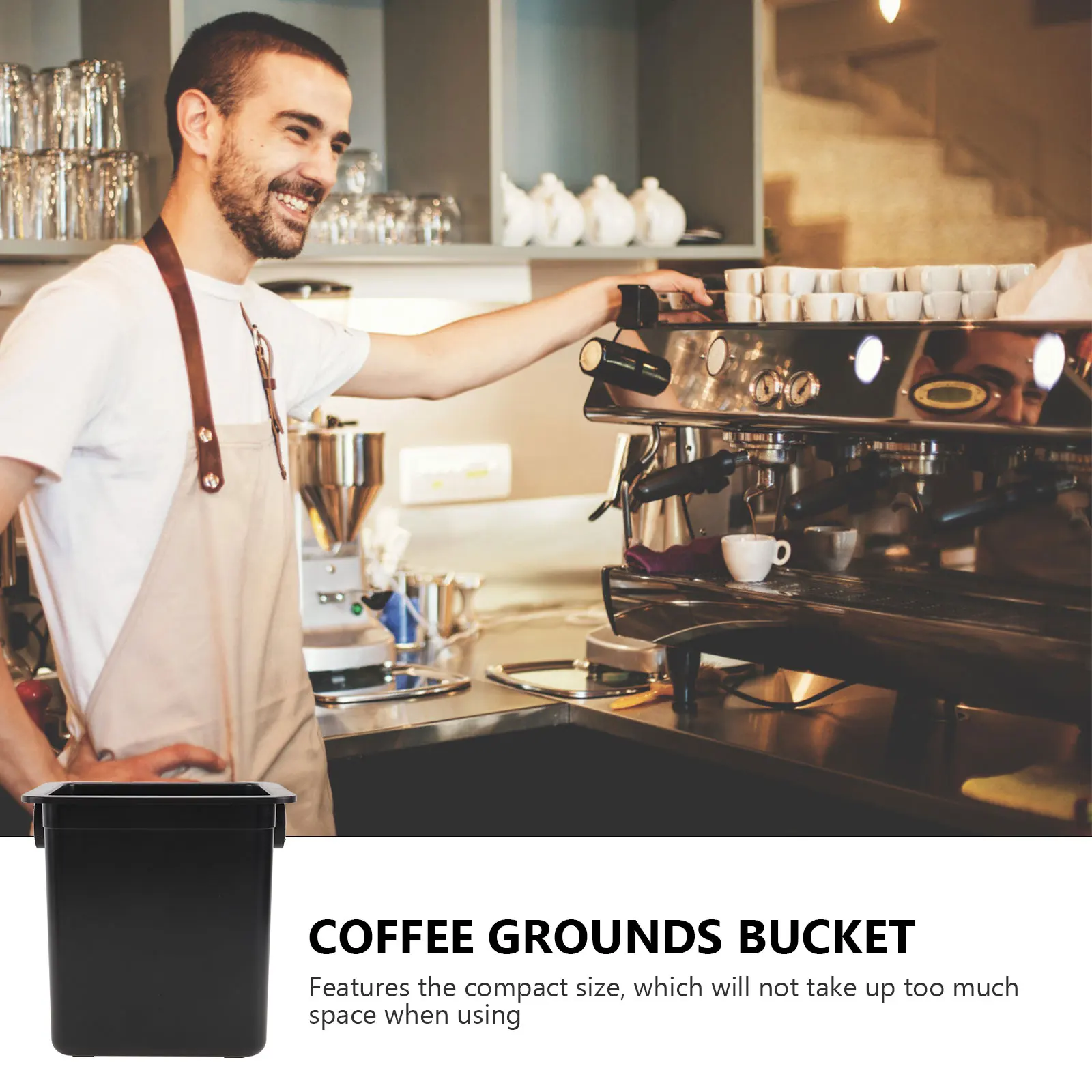 Coffee Grounds Bucket Plastic Bins Large Capacity Easy to Clean Home Bar Coffee Shop Use Container Dustbin
Coffee Grounds Bucket Plastic Bins Large Capacity Easy to Clean Home Bar Coffee Shop Use Container Dustbin