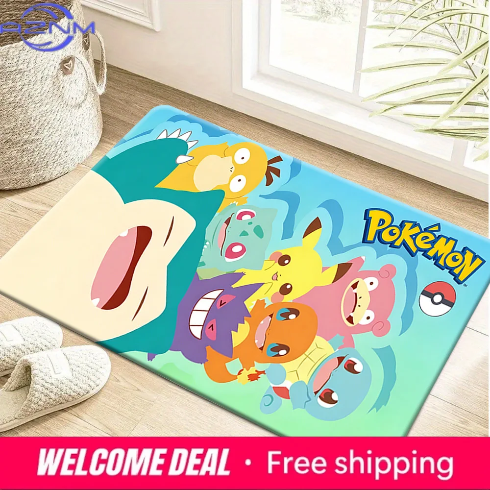 Pokemon Snorlax Pikachu and Friends Print Non-Slip Doormat Soft Floor Mat
Pokemon Snorlax Pikachu and Friends Print Non-Slip Doormat Soft Floor Mat