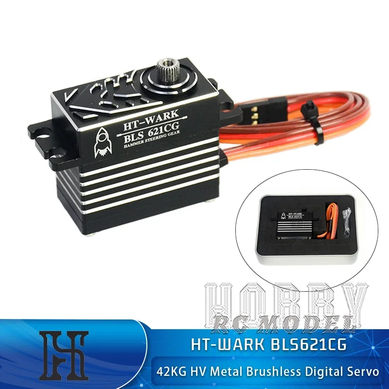 HT WARK BLS621CG 42KG HV Metal Magnetic Induction Waterproof Brushless Digital Servos for 1/10 1/8 RC Car Crawler Accessories
HT WARK BLS621CG 42KG HV Metal Magnetic Induction Waterproof Brushless Digital Servos for 1/10 1/8 RC Car Crawler Accessories