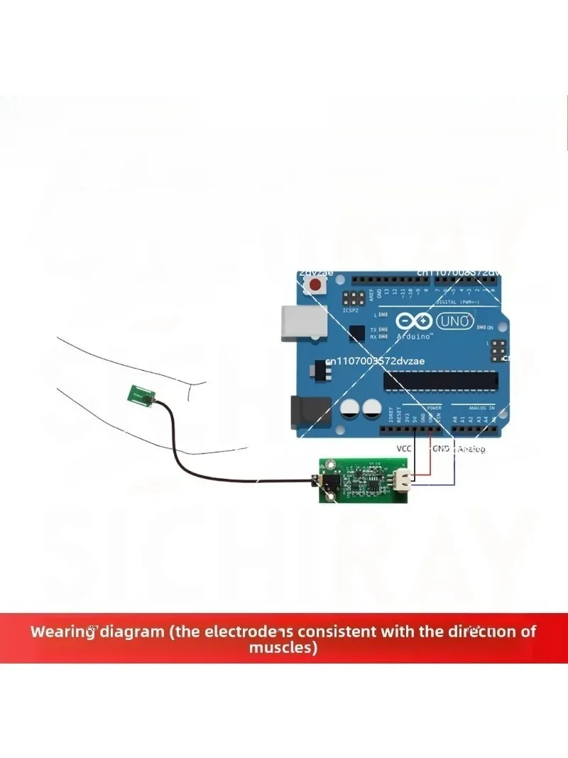 SEMG Single Channel Dry Electrode EMG Sensor Single Lead for Muscle Activity Monitoring
SEMG Single Channel Dry Electrode EMG Sensor Single Lead for Muscle Activity Monitoring