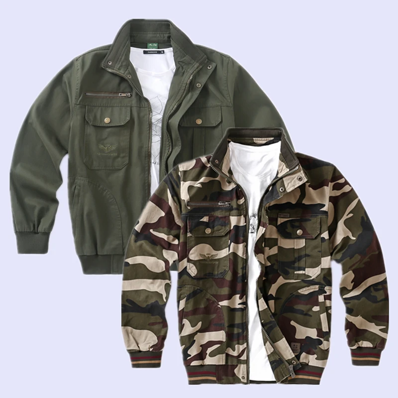 Men's Camouflage Long Sleeve Loose Fit Cotton Workwear Jacket Autumn Winter Welding Anti-Scald Wear Resistant Labor ...
Men's Camouflage Long Sleeve Loose Fit Cotton Workwear Jacket Autumn Winter Welding Anti-Scald Wear Resistant Labor ...