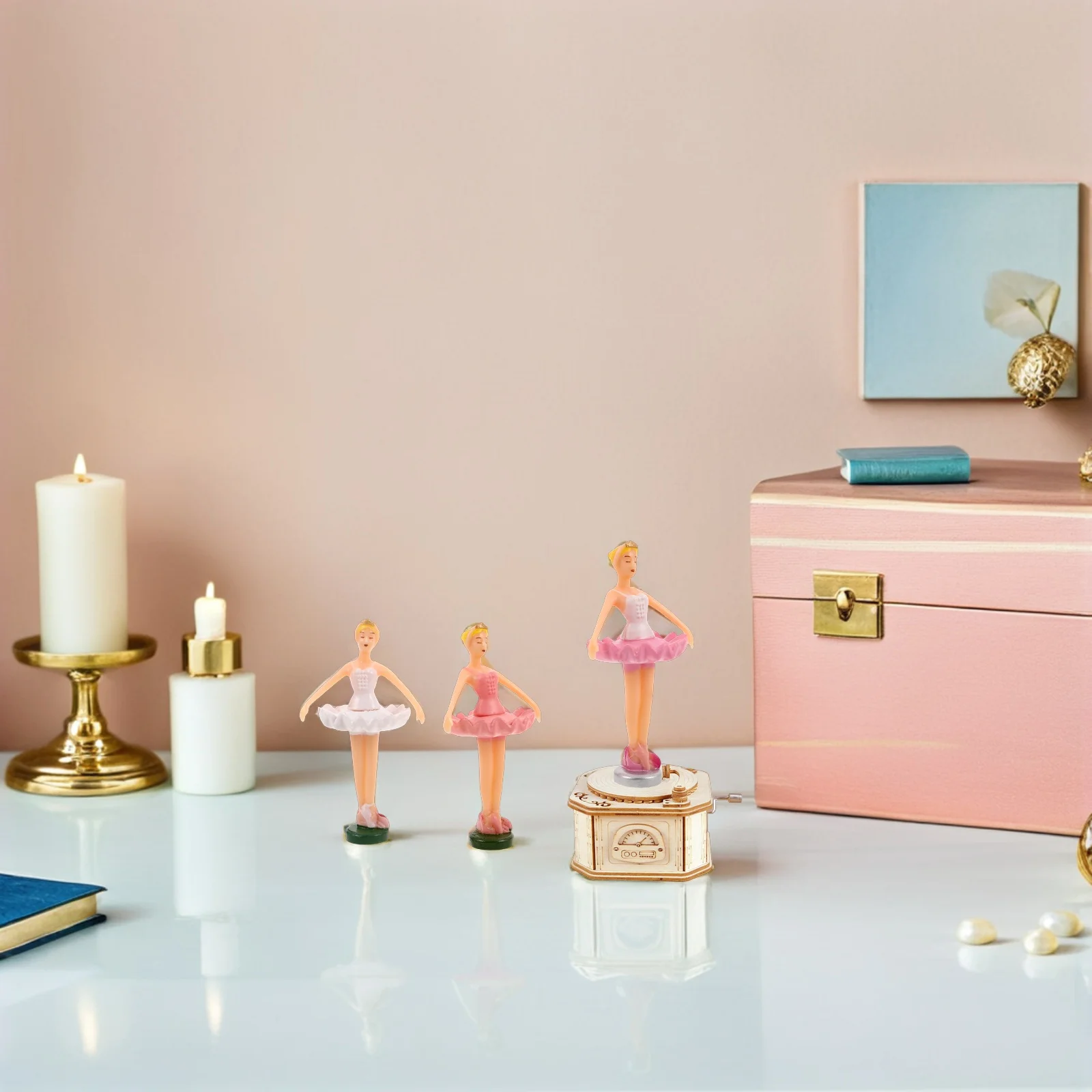 6pcs Music Box : Ballet Dancer Auto-Rotating Whirling Ornament For Desk Decor Cake Topper Fairy Tale Party Centerpiece
6pcs Music Box : Ballet Dancer Auto-Rotating Whirling Ornament For Desk Decor Cake Topper Fairy Tale Party Centerpiece