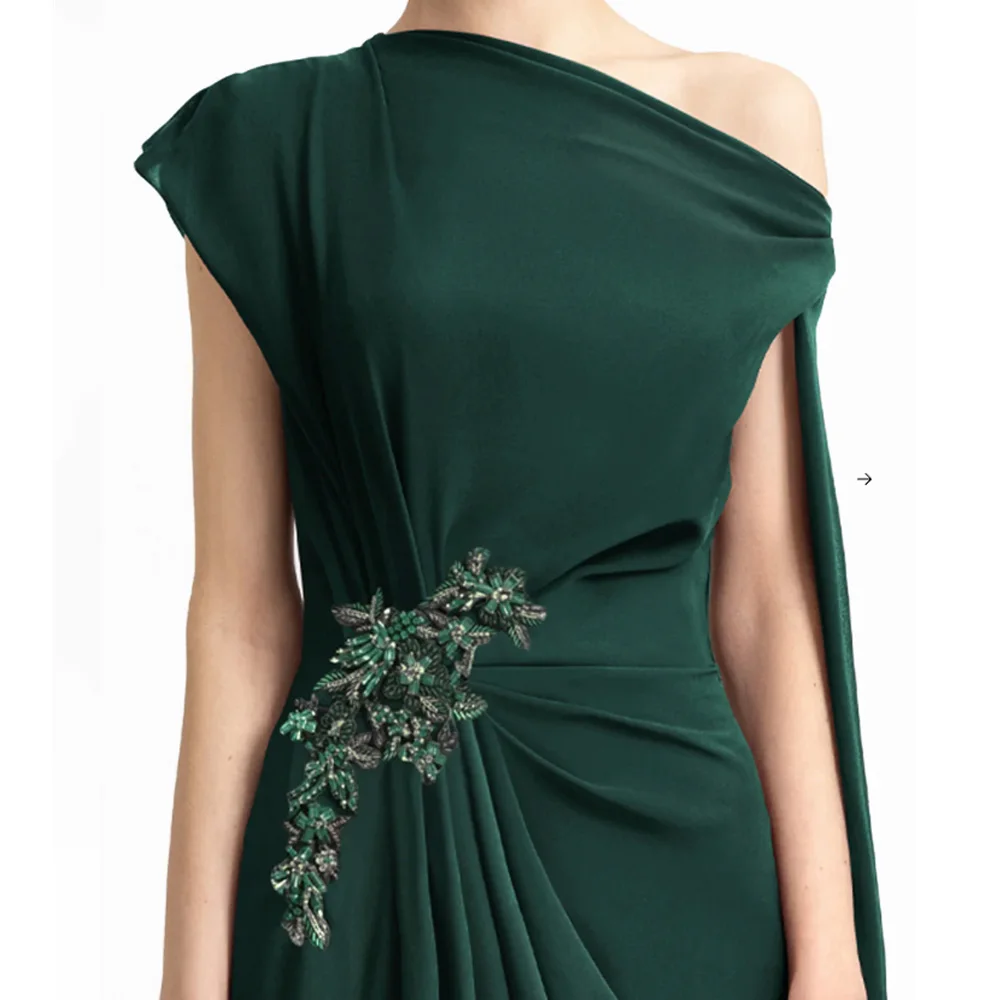 Customized One Shoulder Fashion Mother of the Bride Dresses Elegant Floor-Length Lace Appliques Wedding Guest Gown
Customized One Shoulder Fashion Mother of the Bride Dresses Elegant Floor-Length Lace Appliques Wedding Guest Gown