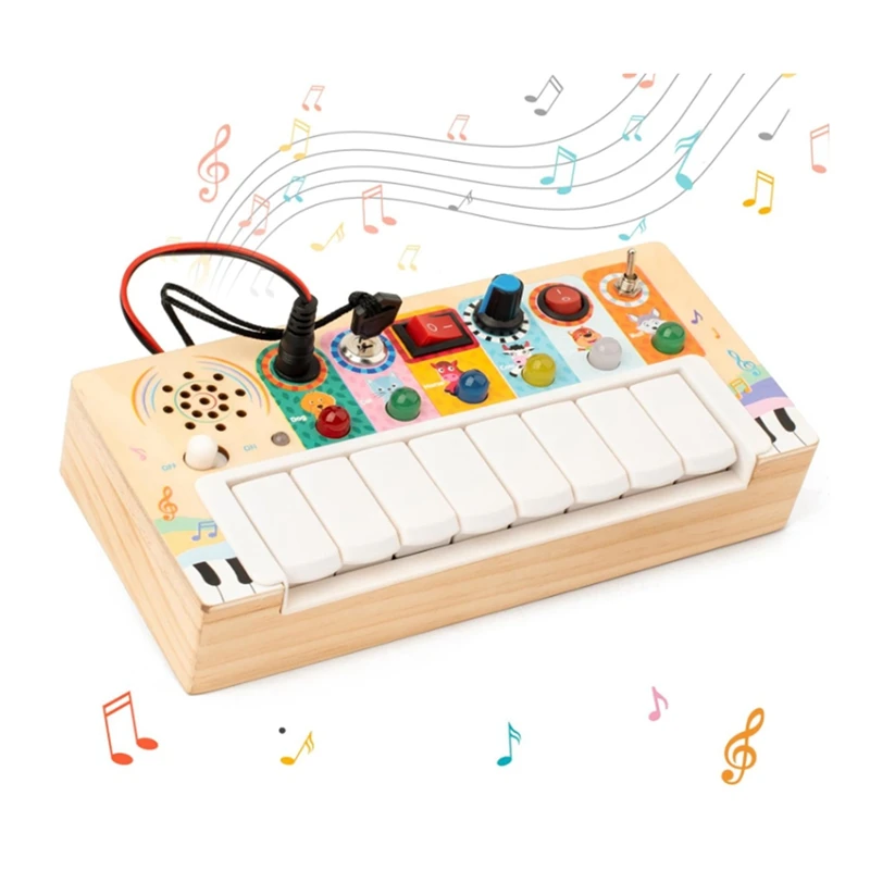 Busy Board Toddler Toys,Kids Sensory Toys With Music And Led Light Switches,Wooden Toys Light Switch Toys-AU68
Busy Board Toddler Toys,Kids Sensory Toys With Music And Led Light Switches,Wooden Toys Light Switch Toys-AU68