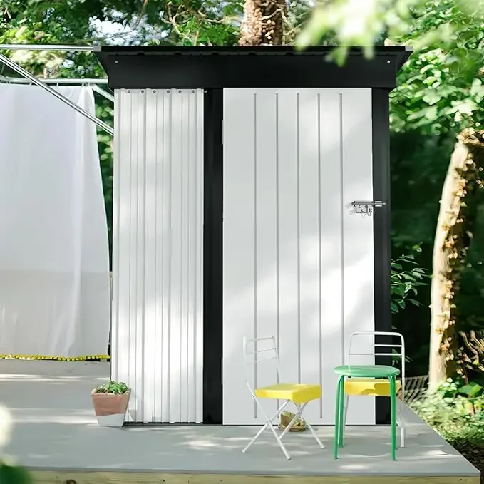 Metal Outdoor Storage Shed 5 X 3 FT Metal Shed with Lockable Door,Waterproof Garden Tool Shed Storage House
Metal Outdoor Storage Shed 5 X 3 FT Metal Shed with Lockable Door,Waterproof Garden Tool Shed Storage House