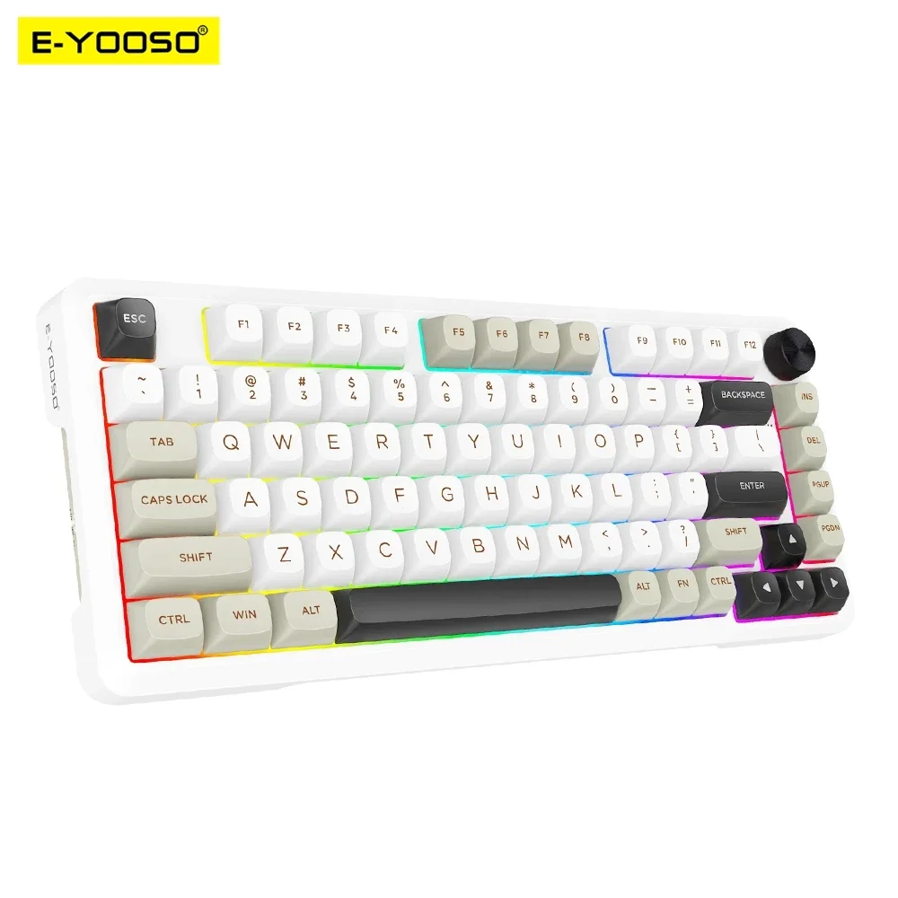 E-YOOSO Z82 RGB USB Механическая игровая клавиатура Поддержка Bluetooth Беспроводная 2,4G Проводная 3-режимная геймерская 82 клавиши для компьютера ПК Ноутбук
E-YOOSO Z82 RGB USB Механическая игровая клавиатура Поддержка Bluetooth Беспроводная 2,4G Проводная 3-режимная геймерская 82 клавиши для компьютера ПК Ноутбук