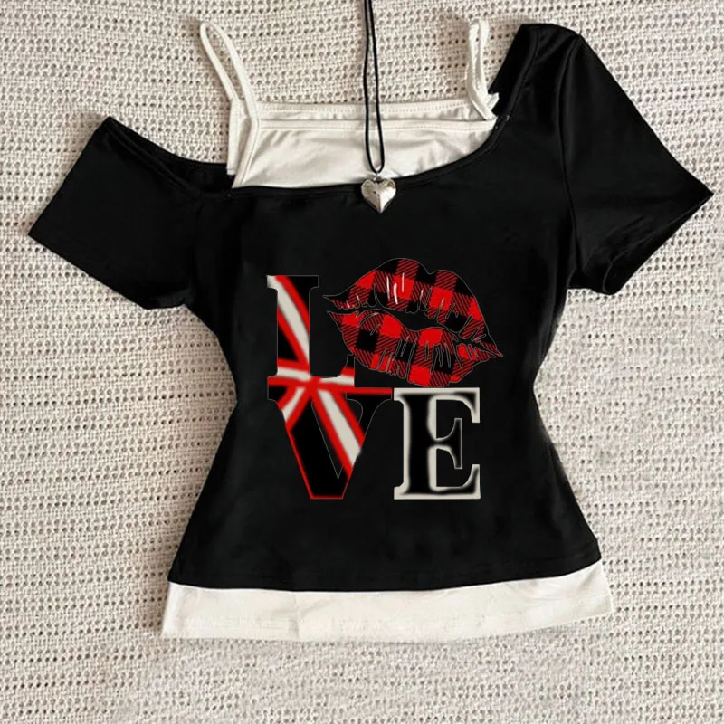 Y2K Women's Top Cute Top with Shoulder Straps Women's Cutting Garbage Y2K Casual Women's Short Top Harajuku Women's Wear
Y2K Women's Top Cute Top with Shoulder Straps Women's Cutting Garbage Y2K Casual Women's Short Top Harajuku Women's Wear