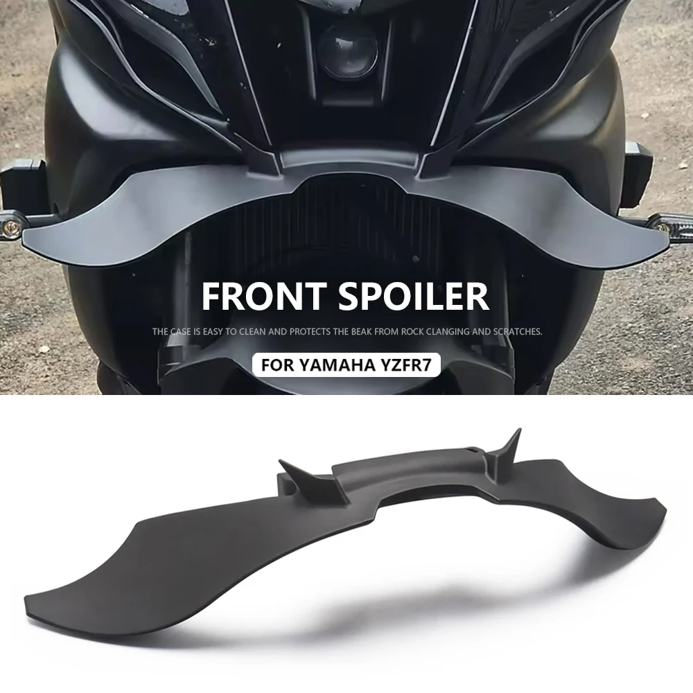YZFR7 Motorcycle Black Downforce Naked Frontal Spoilers Winglet Aerodynamic Wing Front Spoiler Kit For Yamaha YZF R7 YZF-R7
YZFR7 Motorcycle Black Downforce Naked Frontal Spoilers Winglet Aerodynamic Wing Front Spoiler Kit For Yamaha YZF R7 YZF-R7