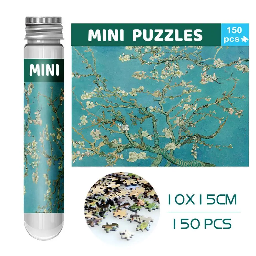 150PCS Mini Test Tube Puzzle Pieces Micro Jigsaw Test Tube Tiny Puzzle Challenging Children Creative Cartoon Puzzle Game Gifts
150PCS Mini Test Tube Puzzle Pieces Micro Jigsaw Test Tube Tiny Puzzle Challenging Children Creative Cartoon Puzzle Game Gifts