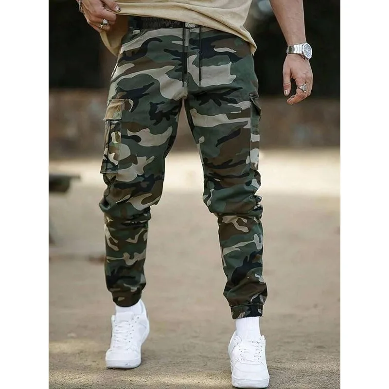Camouflage Cargo Pants Men's Utility Trousers Straight Leg Neutral Style for Spring Season Other Material 100%
Camouflage Cargo Pants Men's Utility Trousers Straight Leg Neutral Style for Spring Season Other Material 100%