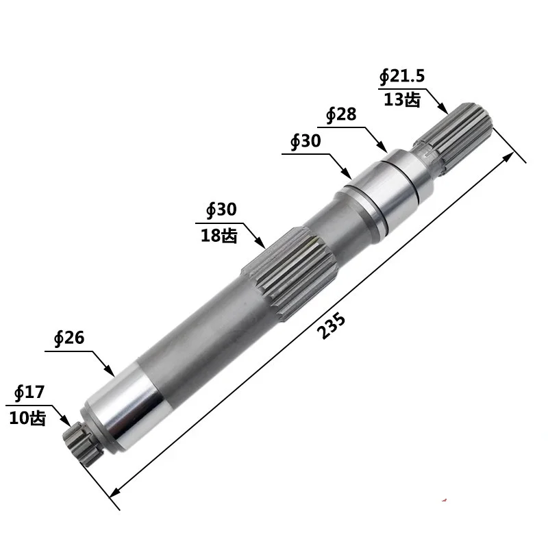 Shandong Lingong E660F Excavator Hydraulic Pump Shaft/Output Shaft 13/18/10 Teeth 235H High-Quality Connecting Sleeve
Shandong Lingong E660F Excavator Hydraulic Pump Shaft/Output Shaft 13/18/10 Teeth 235H High-Quality Connecting Sleeve