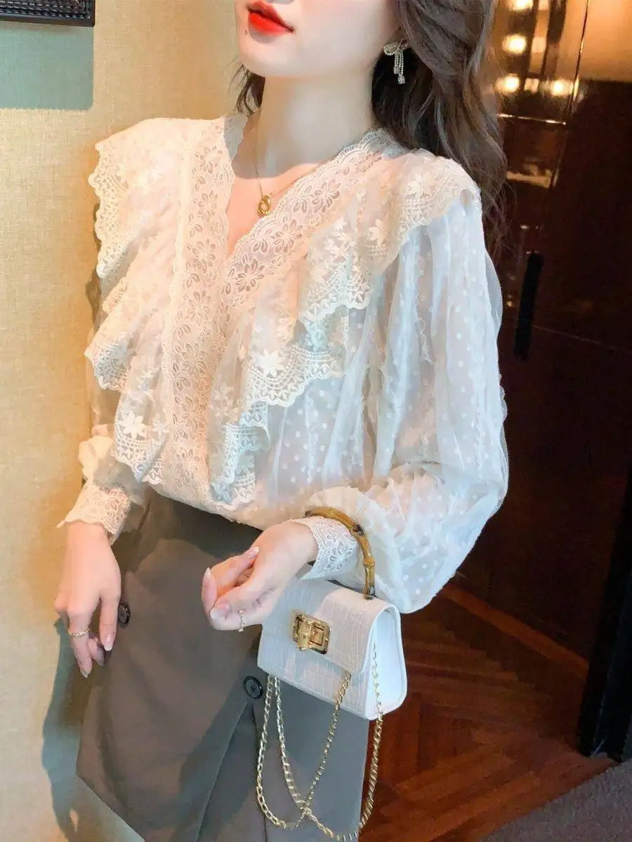 plus Size 300 Pounds Sister V-Neck Pleated Chiffon Shirt Women's Spring Autumn Fashionable Youthful All-Match Top
plus Size 300 Pounds Sister V-Neck Pleated Chiffon Shirt Women's Spring Autumn Fashionable Youthful All-Match Top