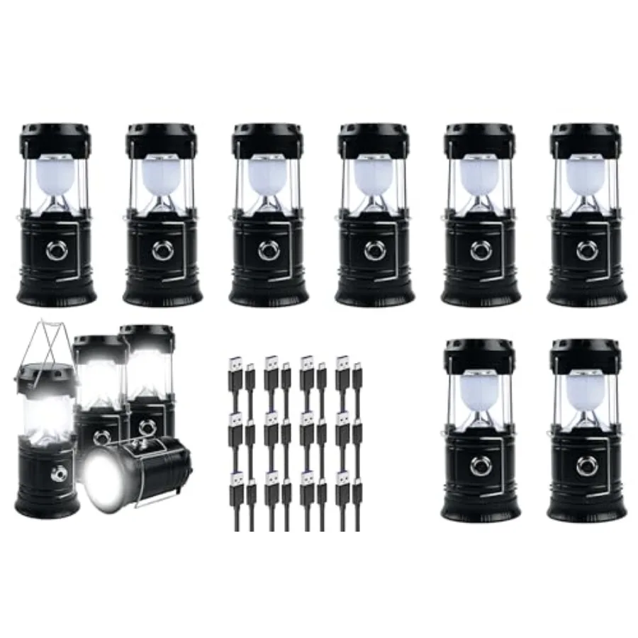 1800mAh Collapsible Portable LED Camping Lantern Lightweight Waterproof USB Rechargeable LED Flashlight Kits for Indoor Outdoor
1800mAh Collapsible Portable LED Camping Lantern Lightweight Waterproof USB Rechargeable LED Flashlight Kits for Indoor Outdoor