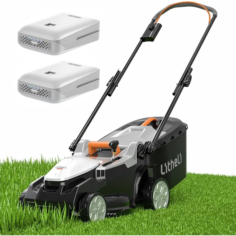Litheli 16 Inch Lawn Mower 2x20V Electric Coreless Lawn Mower Lightweight Push Mower with 6-Position Height Adjustment, 2 X 4.0A
Litheli 16 Inch Lawn Mower 2x20V Electric Coreless Lawn Mower Lightweight Push Mower with 6-Position Height Adjustment, 2 X 4.0A