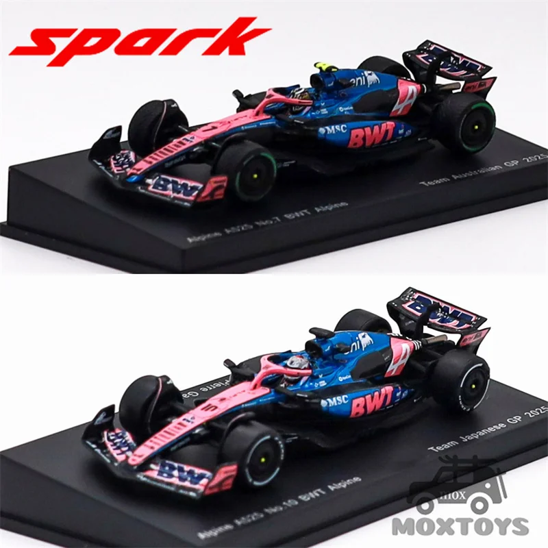 Spark 1:64 ALPINE A525 NO.10 / NO.7 BWT ALPINE TEAM JAPANESE GP2025 Diecast Model Car
Spark 1:64 ALPINE A525 NO.10 / NO.7 BWT ALPINE TEAM JAPANESE GP2025 Diecast Model Car