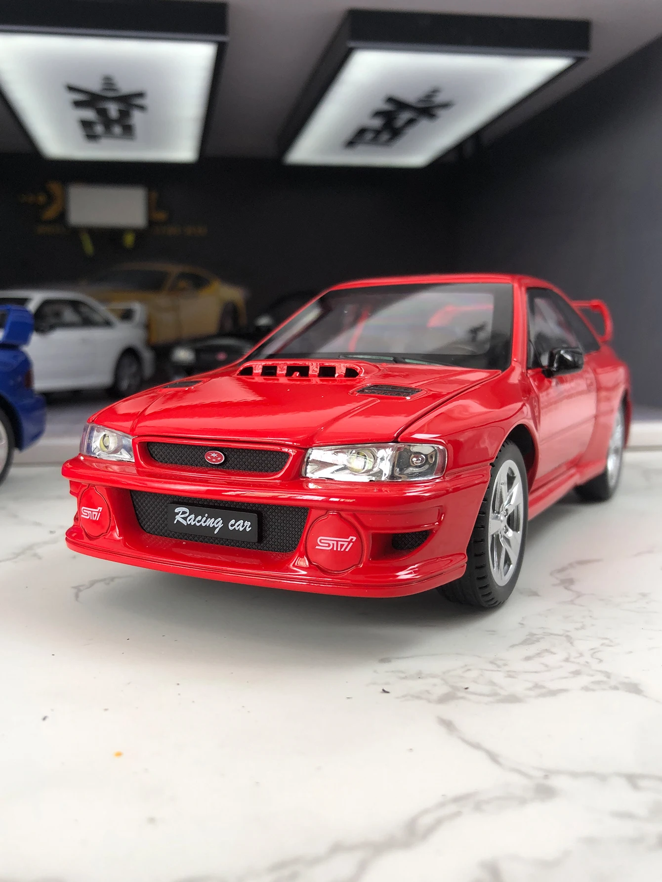 Модель автомобиля STI из цинкового сплава в масштабе 1:24, статическая декоративная фигурка, металлическая коллекционная машинка в подарок
Модель автомобиля STI из цинкового сплава в масштабе 1:24, статическая декоративная фигурка, металлическая коллекционная машинка в подарок