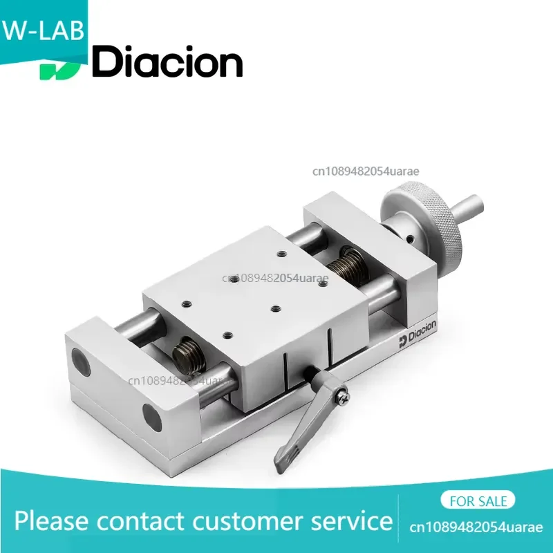 Diacion KTX-L50 High Precision X-Axis Milling Machine Positioning Stage 80x80mm Travel 2mm Per Knob Rotation Easy Adjustment
Diacion KTX-L50 High Precision X-Axis Milling Machine Positioning Stage 80x80mm Travel 2mm Per Knob Rotation Easy Adjustment