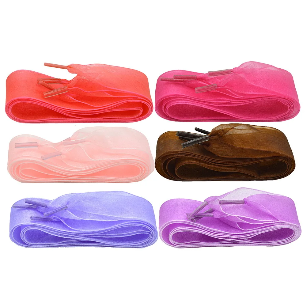 6pcs 2.5X115Cm Wide Chiffon Shoelaces Flat Shoe Strings For Casual Athletic Shoes Boots Skates Durable Fashion Laces
6pcs 2.5X115Cm Wide Chiffon Shoelaces Flat Shoe Strings For Casual Athletic Shoes Boots Skates Durable Fashion Laces