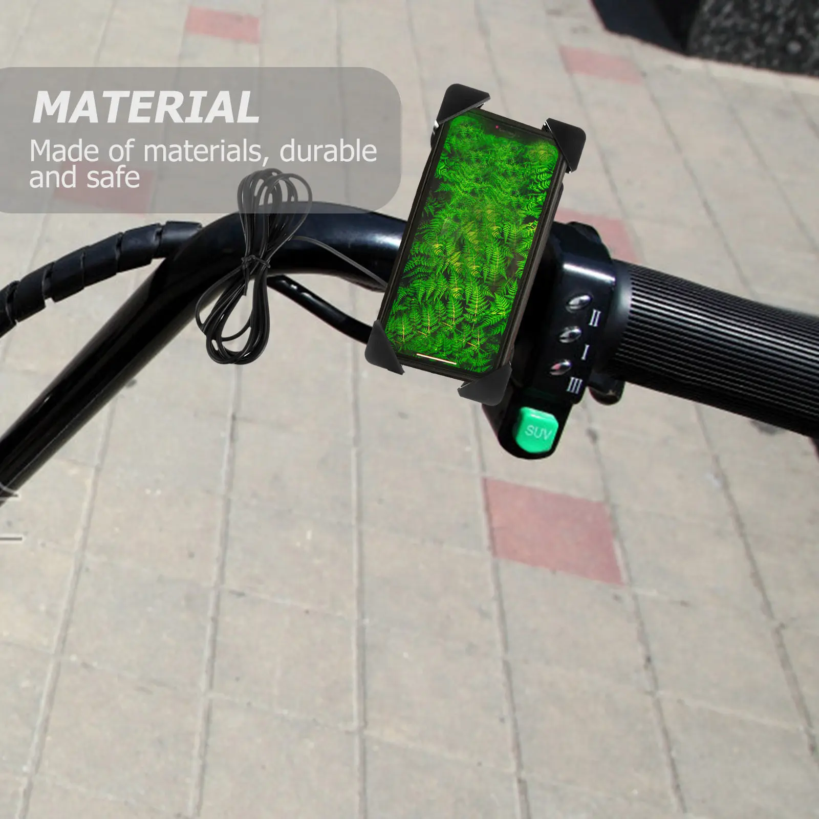 Motorbike Phone Charging Bracket Sturdy Mobile Phone Holder Adjustable Motorcycle Riding Equipment Handlebar Fixation
Motorbike Phone Charging Bracket Sturdy Mobile Phone Holder Adjustable Motorcycle Riding Equipment Handlebar Fixation