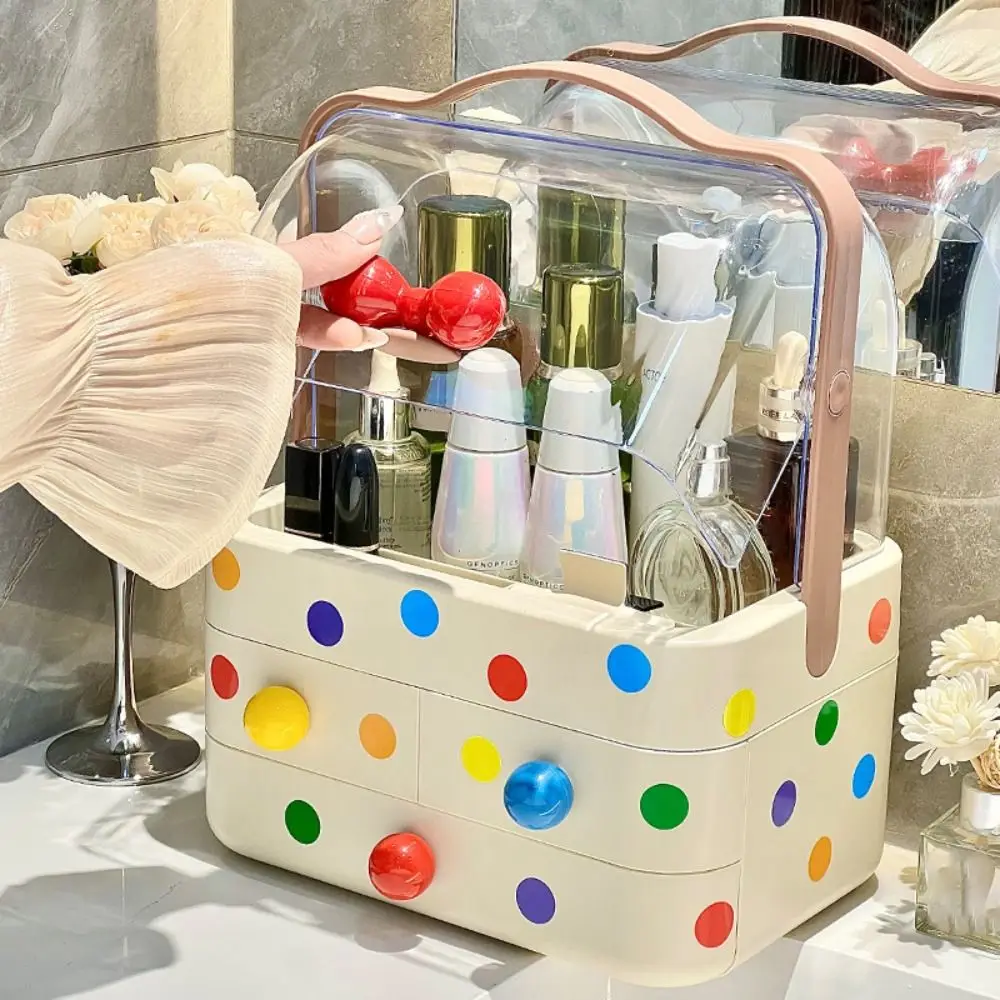 Тип ящика, ящик для хранения косметики, большой вместительный многослойный контейнер для хранения средств по уходу за кожей, пылезащитный с ручкой, настольный органайзер
Тип ящика, ящик для хранения косметики, большой вместительный многослойный контейнер для хранения средств по уходу за кожей, пылезащитный с ручкой, настольный органайзер